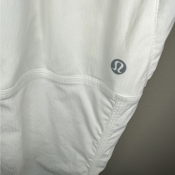Lululemon White Lined Dance Studio Pants Women’s Size 8 - Picture 10 of 10